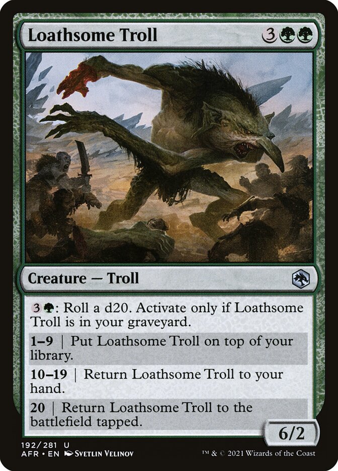 Loathsome Troll – Adventures in the Forgotten Realms [AFR] – English – #192