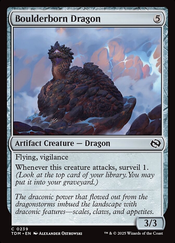 Boulderborn Dragon – Tarkir: Dragonstorm [TDM] – D – #239