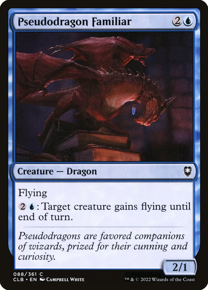 Pseudodragon Familiar – Commander Legends: Battle for Baldur's Gate [CLB] – English – #88