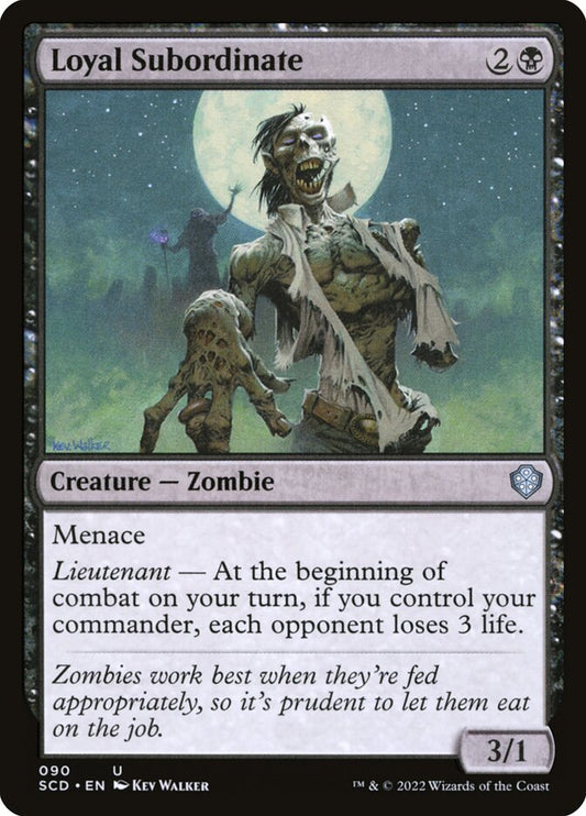 Loyal Subordinate – Starter Commander Decks [SCD] – English – #90