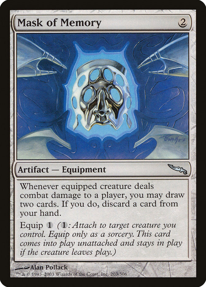 Mask of Memory – Mirrodin [MRD] – English – #203