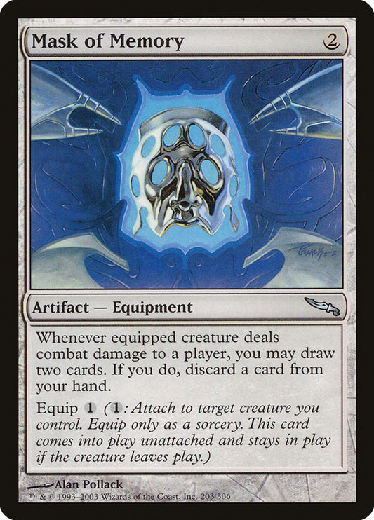 Mask of Memory – Mirrodin [MRD] – English – #203