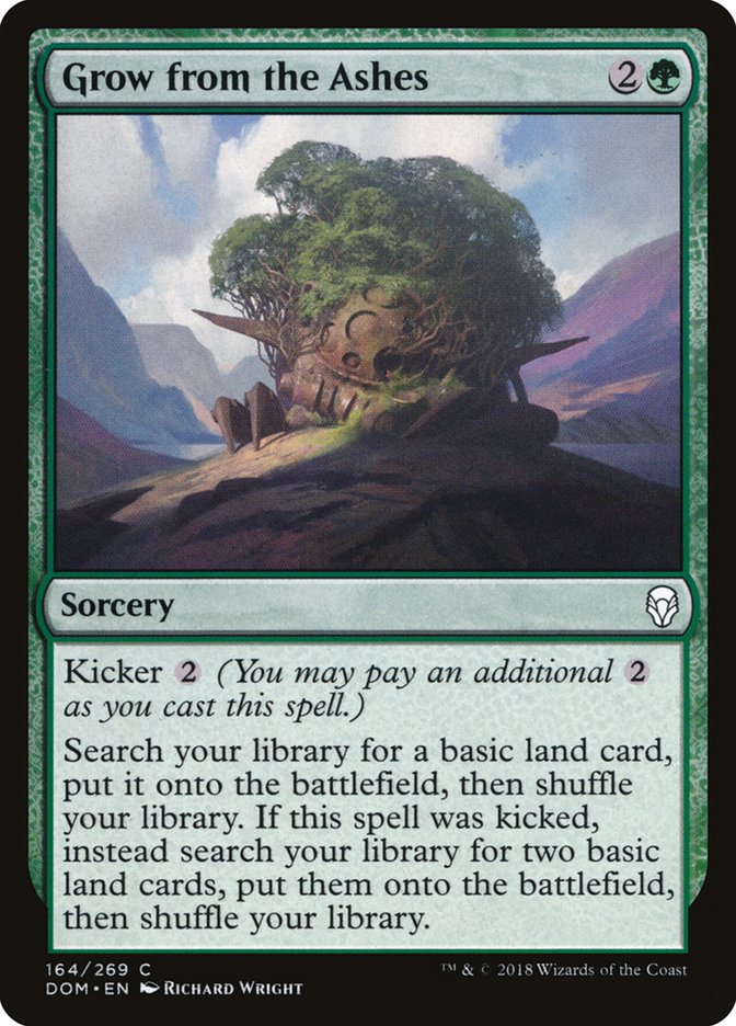 Grow from the Ashes – Dominaria [DOM] – English – #164