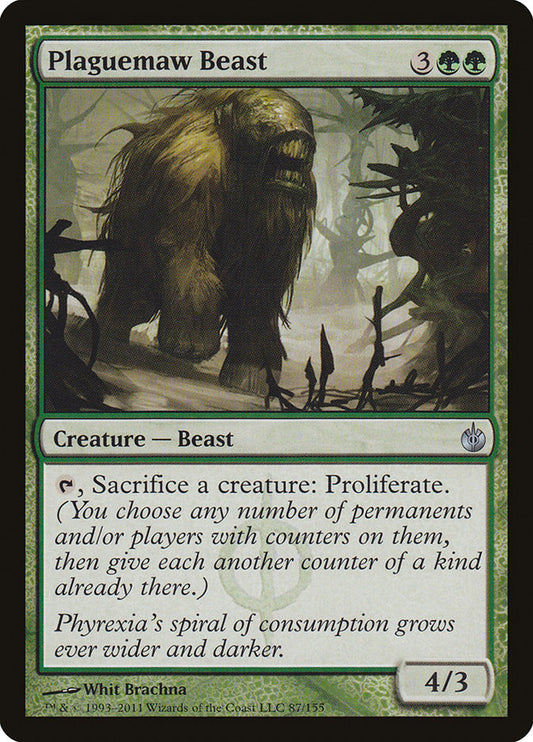 Plaguemaw Beast – Mirrodin Besieged [MBS] – English – #87