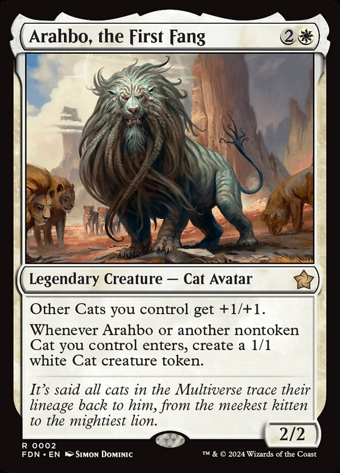 Arahbo, the First Fang – Foundations [FDN] – D – #2