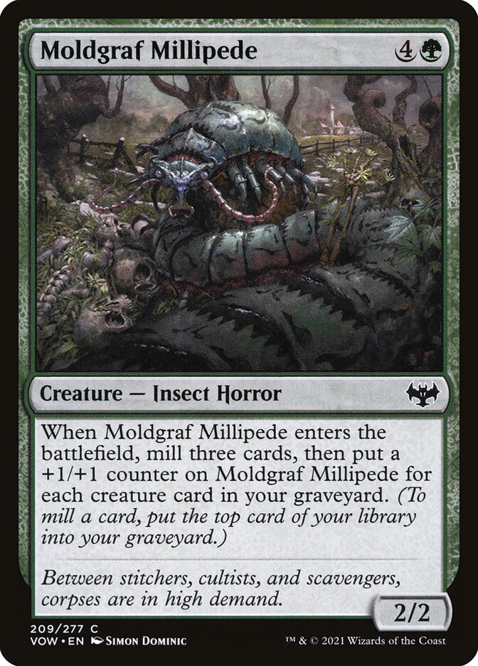 Moldgraf Millipede – Innistrad: Crimson Vow [VOW] – English – #209