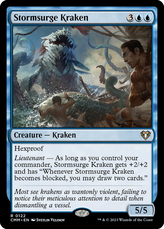 Stormsurge Kraken – Commander Masters [CMM] – English – #122