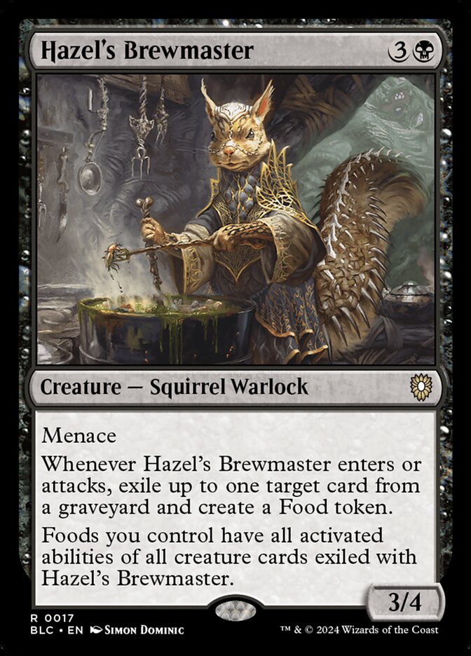 Hazel's Brewmaster – Bloomburrow Commander [BLC] – English – #17