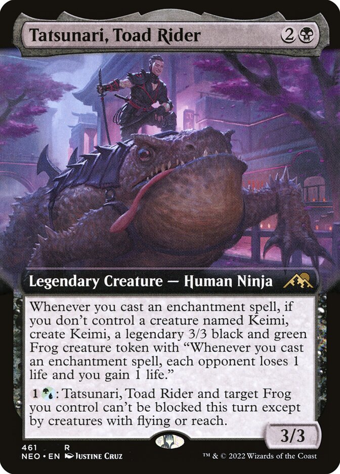 Tatsunari, Toad Rider – Kamigawa: Neon Dynasty [NEO] – English – #461