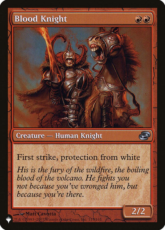 Blood Knight – The List [PLST] – English – #PLC-115