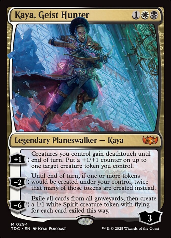 Kaya, Geist Hunter – Tarkir: Dragonstorm Commander [TDC] – English – #294