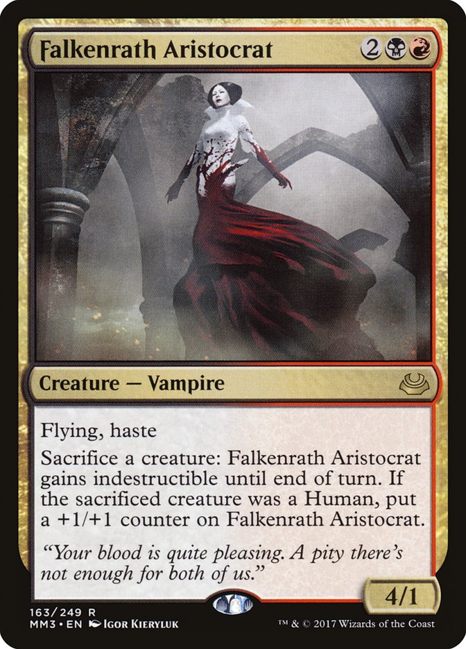 Falkenrath Aristocrat – Modern Masters 2017 [MM3] – English – #163