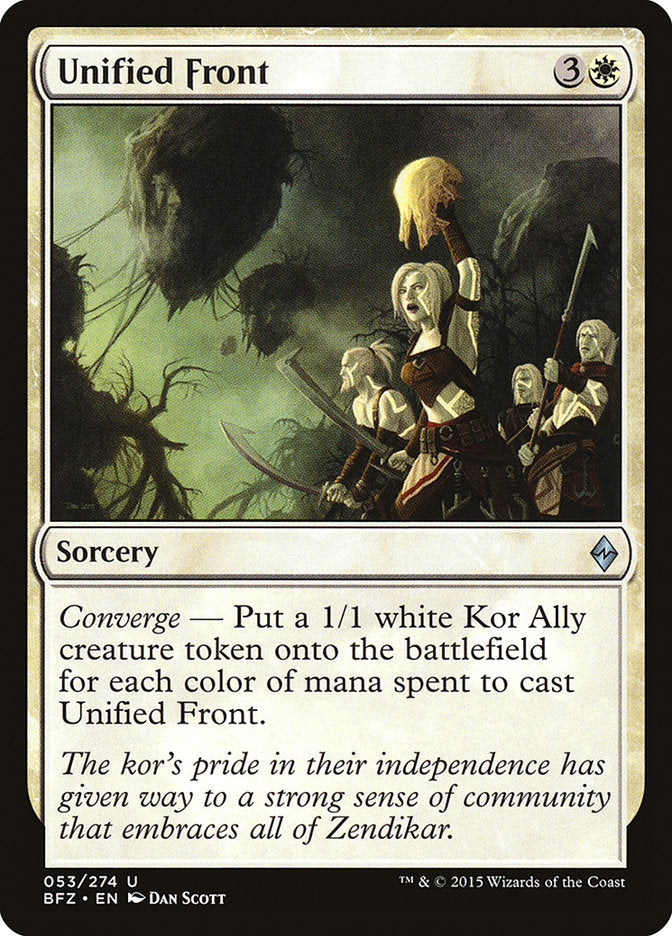 Unified Front – Battle for Zendikar [BFZ] – English – #53