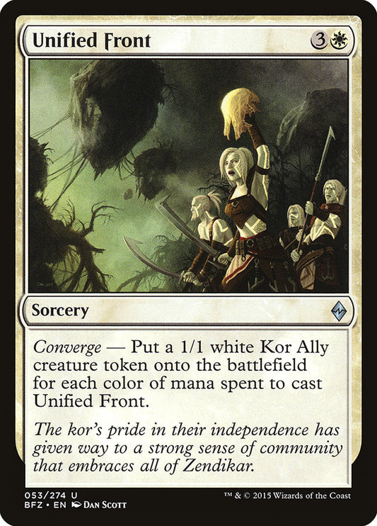 Unified Front – Battle for Zendikar [BFZ] – English – #53