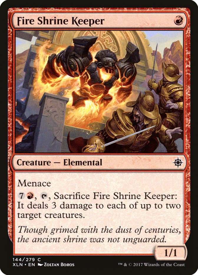 Fire Shrine Keeper – Ixalan [XLN] – D – #144