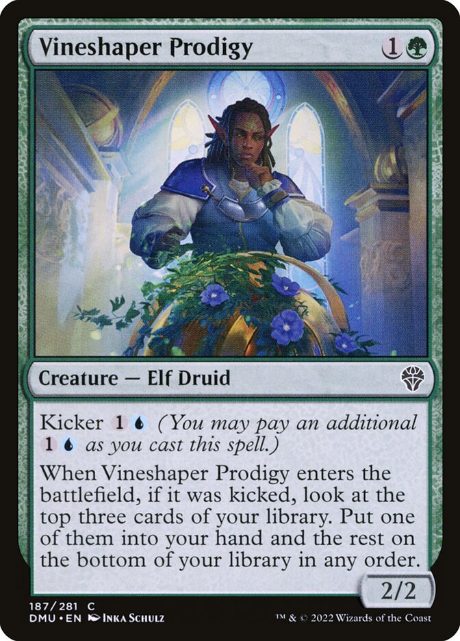 Vineshaper Prodigy – Dominaria United [DMU] – English – #187