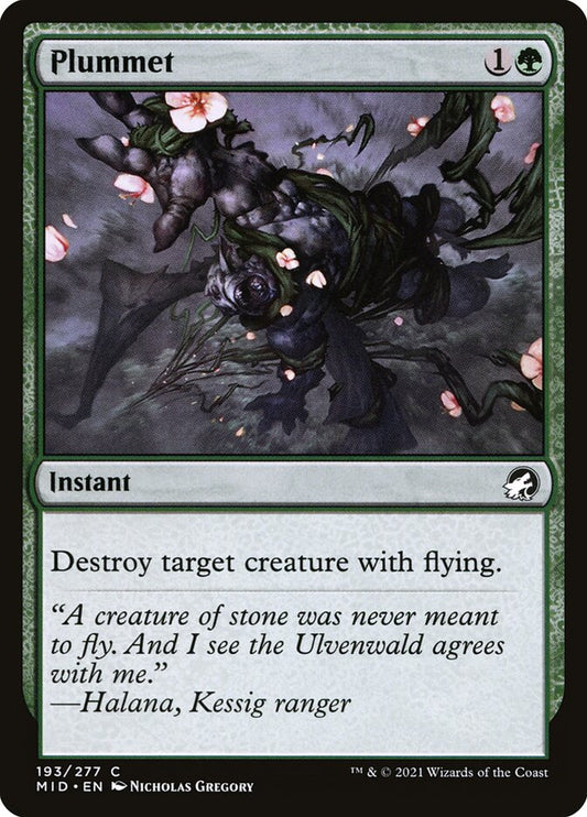 Plummet – Innistrad: Midnight Hunt [MID] – English – #193