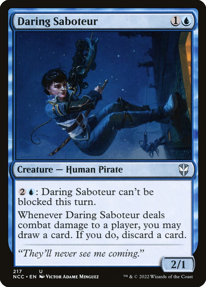 Daring Saboteur – New Capenna Commander [NCC] – English – #217