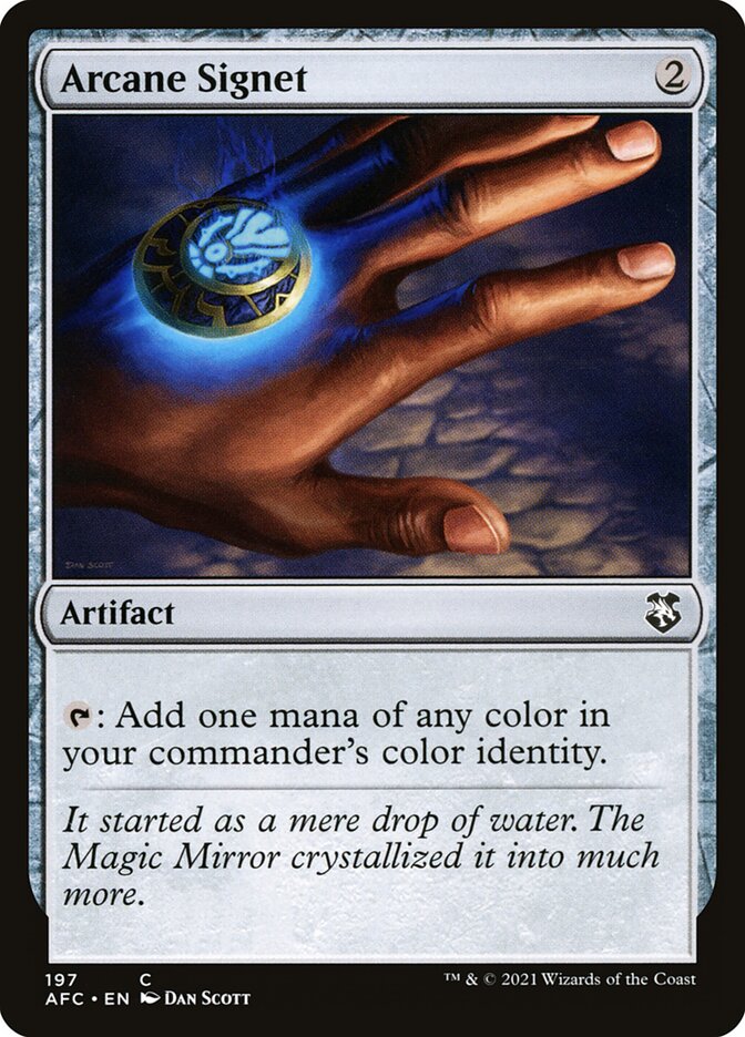 Arcane Signet – Forgotten Realms Commander [AFC] – D – #197