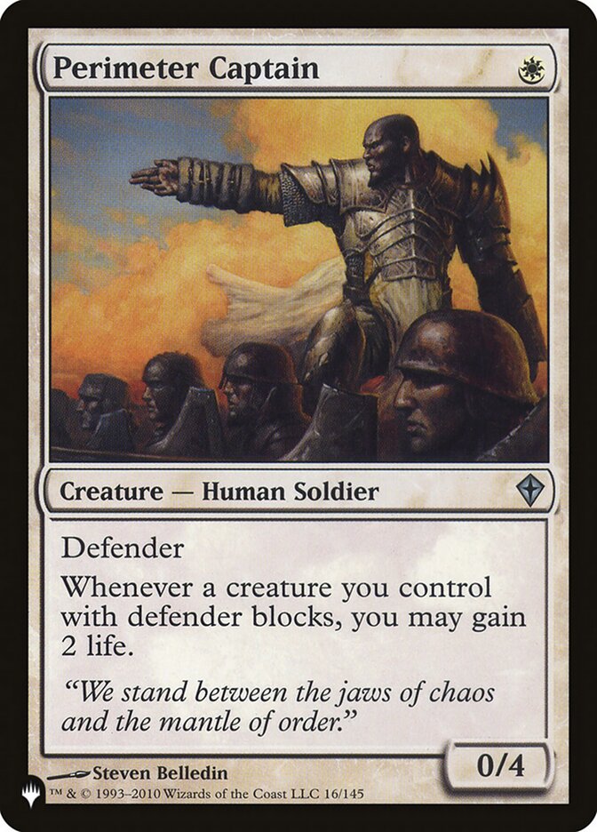 Perimeter Captain – The List [PLST] – English – #WWK-16