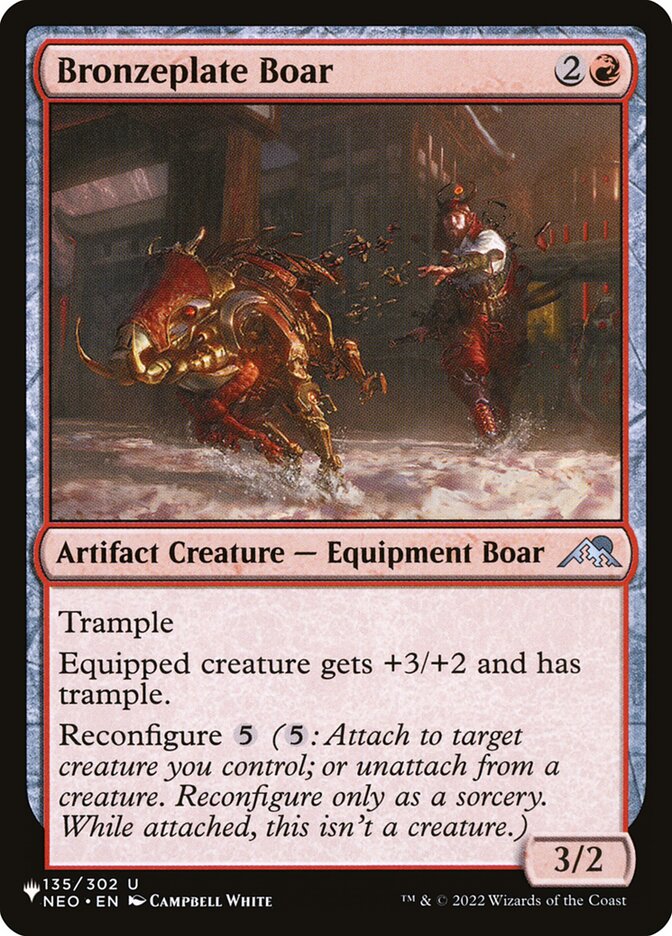 Bronzeplate Boar – The List [PLST] – English – #NEO-135