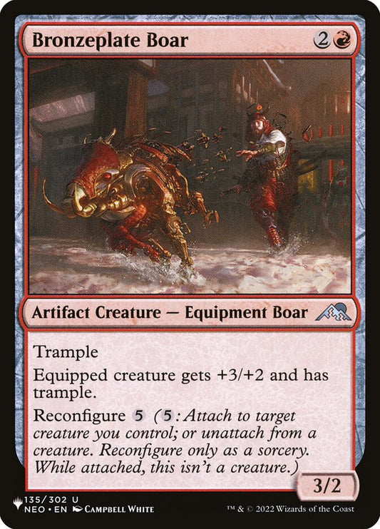 Bronzeplate Boar – The List [PLST] – English – #NEO-135