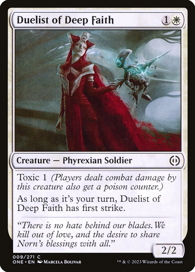 Duelist of Deep Faith – Phyrexia: All Will Be One [ONE] – D – #9