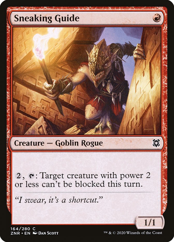Sneaking Guide – Zendikar Rising [ZNR] – English – #164