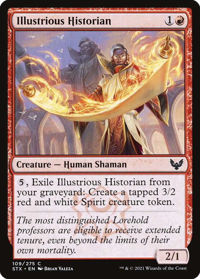 Illustrious Historian – Strixhaven: School of Mages [STX] – English – #109