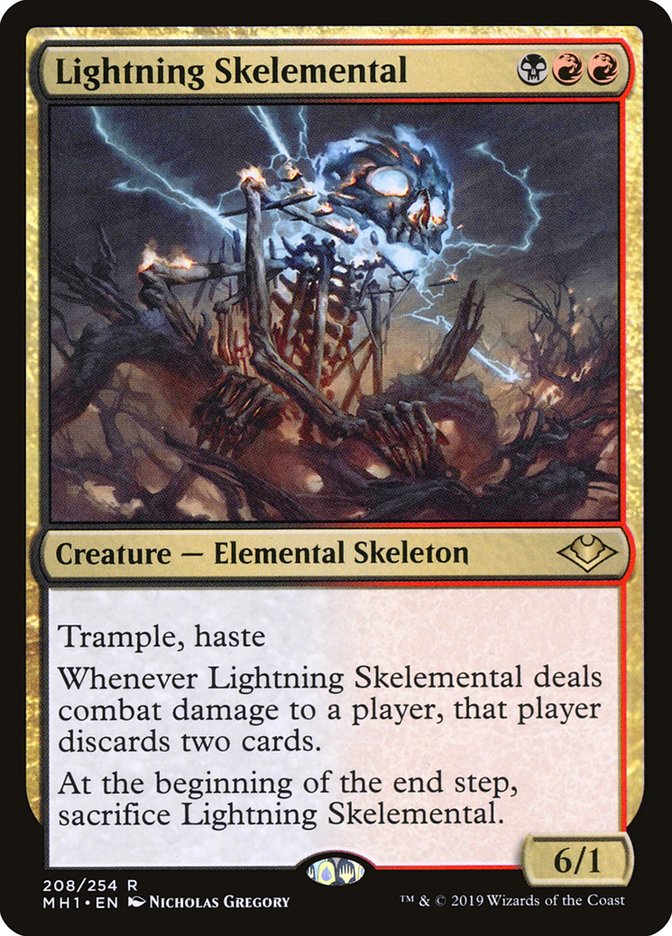 Lightning Skelemental – Modern Horizons [MH1] – English – #208
