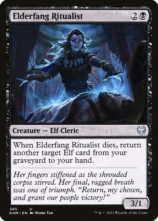 Elderfang Ritualist – Kaldheim [KHM] – D – #385