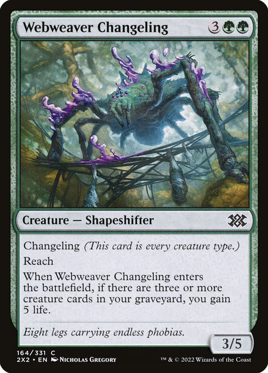 Webweaver Changeling – Double Masters 2022 [2X2] – English – #164