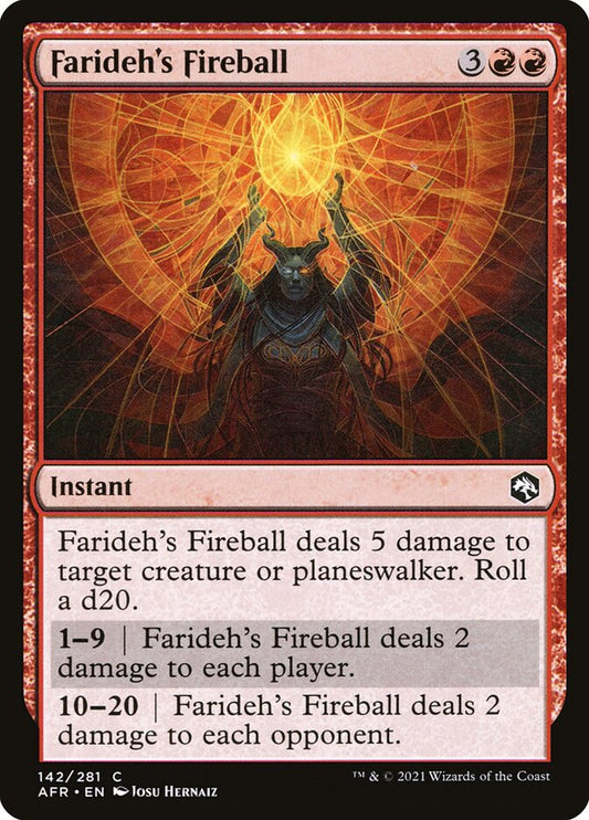 Farideh's Fireball – Adventures in the Forgotten Realms [AFR] – English – #142
