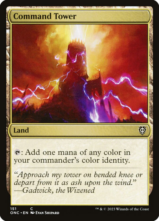 Command Tower – Phyrexia: All Will Be One Commander [ONC] – D – #151