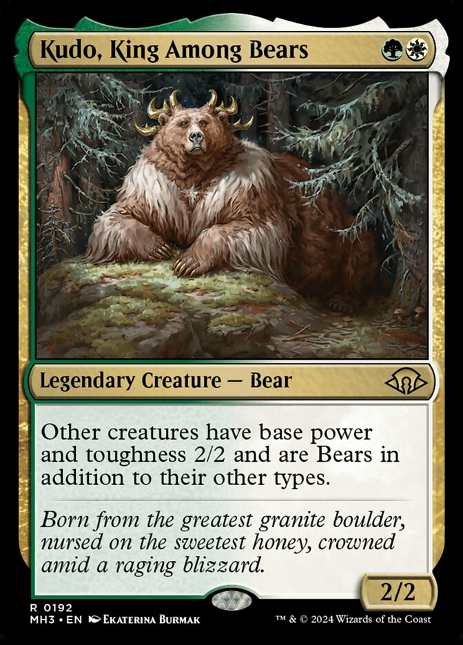 Kudo, King Among Bears – Modern Horizons 3 [MH3] – English – #192
