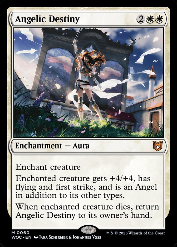Angelic Destiny – Wilds of Eldraine Commander [WOC] – English – #60
