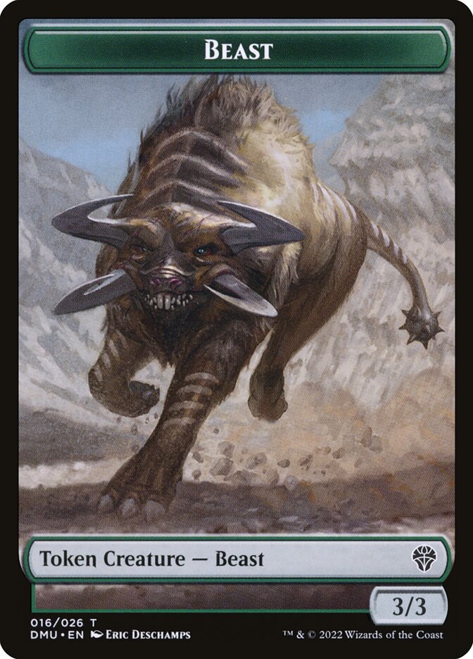 Beast – Dominaria United Tokens [TDMU] – English – #16
