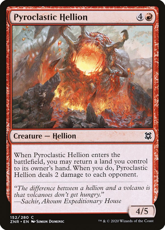 Pyroclastic Hellion – Zendikar Rising [ZNR] – English – #152