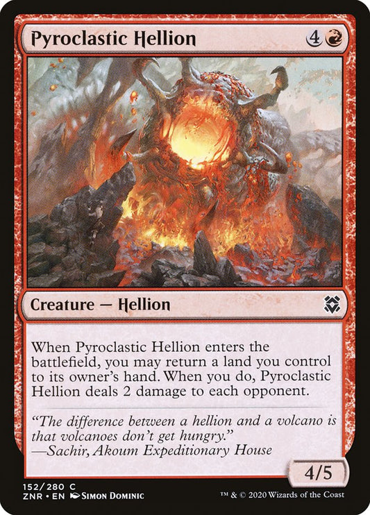 Pyroclastic Hellion – Zendikar Rising [ZNR] – English – #152