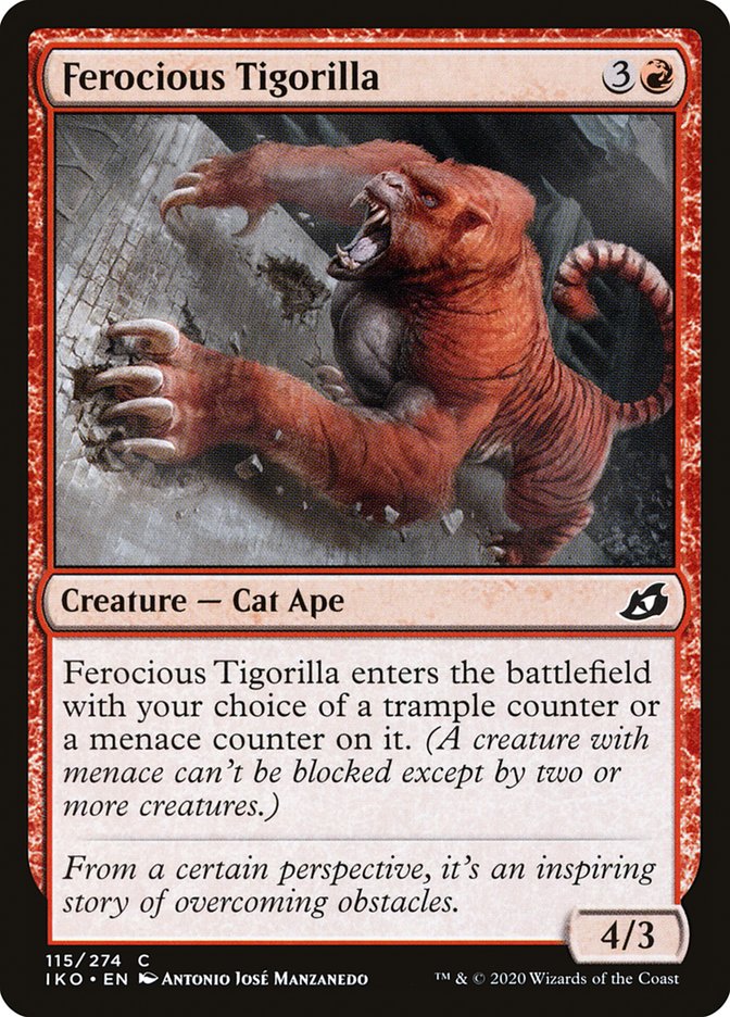 Ferocious Tigorilla – Ikoria: Lair of Behemoths [IKO] – D – #115