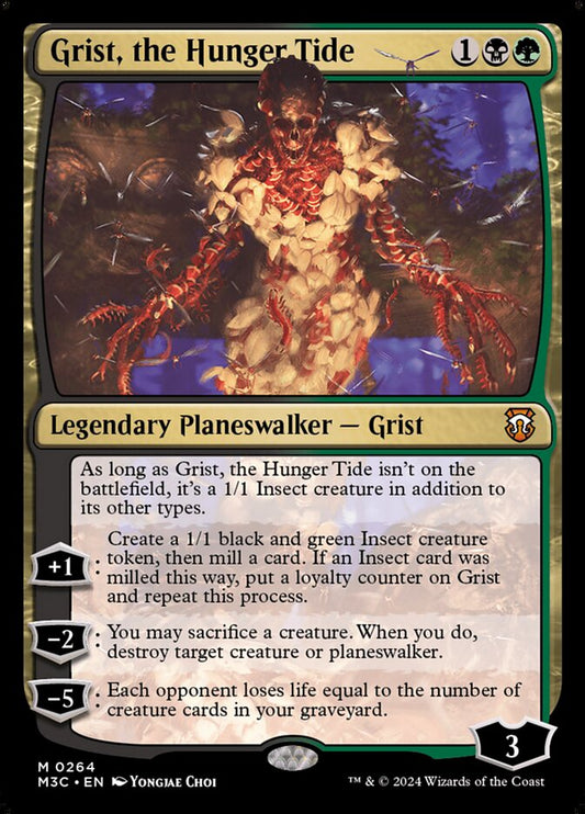 Grist, the Hunger Tide – Modern Horizons 3 Commander [M3C] – English – #264