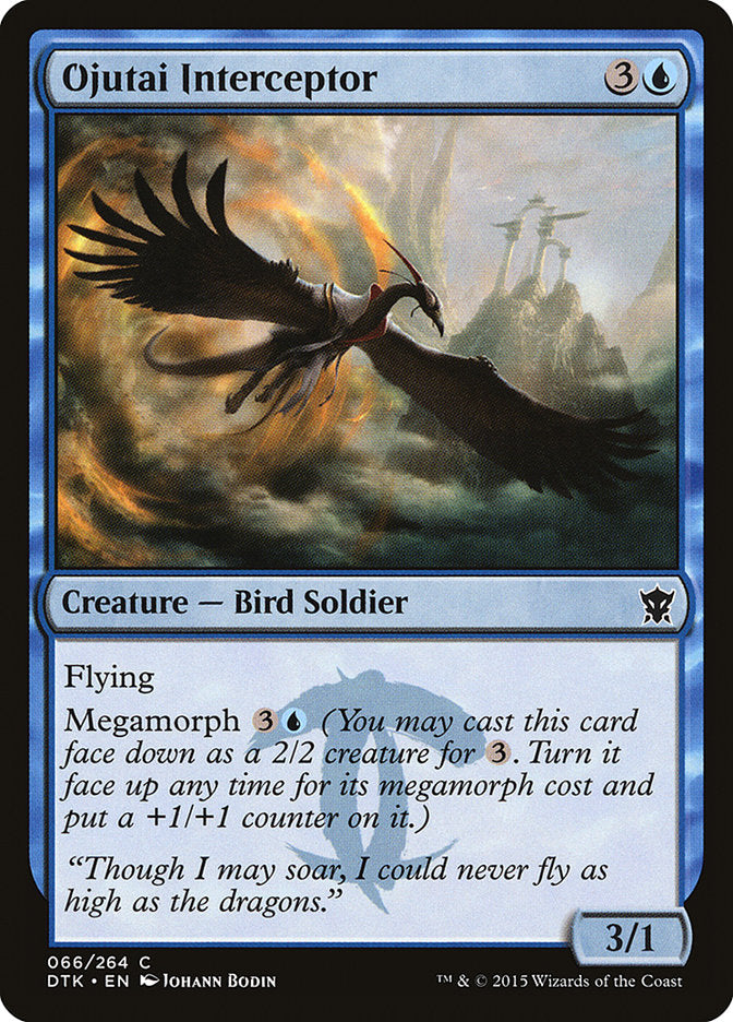 Ojutai Interceptor – Dragons of Tarkir [DTK] – English – #66