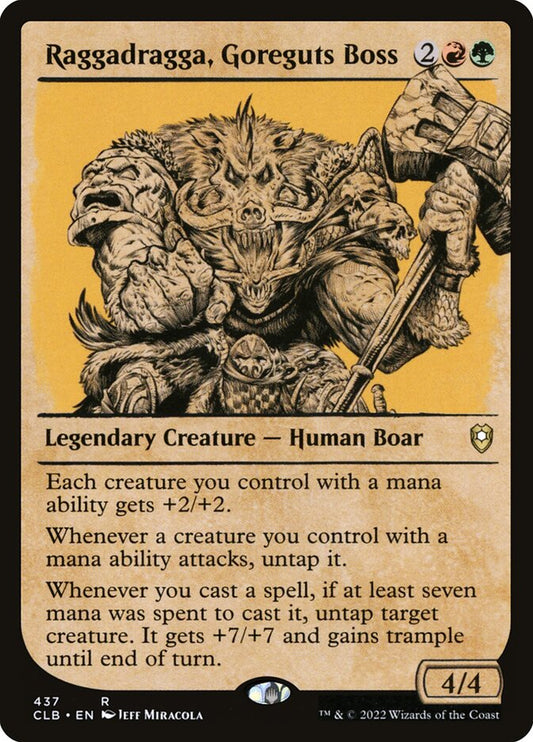 Raggadragga, Goreguts Boss – Commander Legends: Battle for Baldur's Gate [CLB] – English – #437