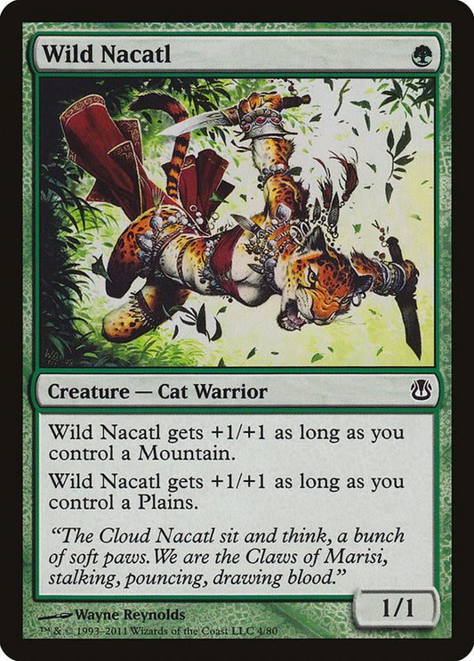 Wild Nacatl – Duel Decks: Ajani vs. Nicol Bolas [DDH] – D – #4
