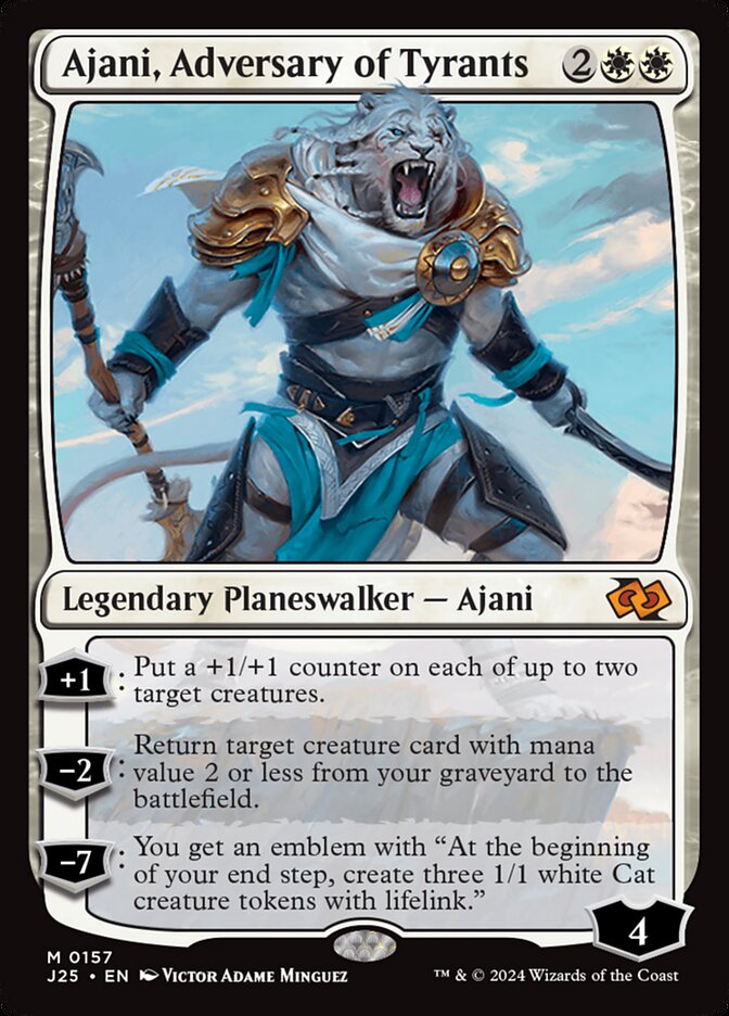 Ajani, Adversary of Tyrants – Foundations Jumpstart [J25] – English – #157