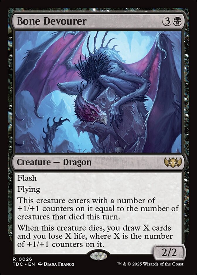 Bone Devourer – Tarkir: Dragonstorm Commander [TDC] – English – #26
