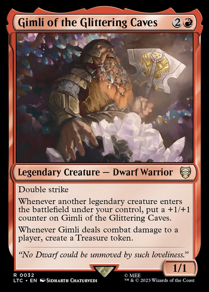 Gimli of the Glittering Caves – Tales of Middle-earth Commander [LTC] – English – #32