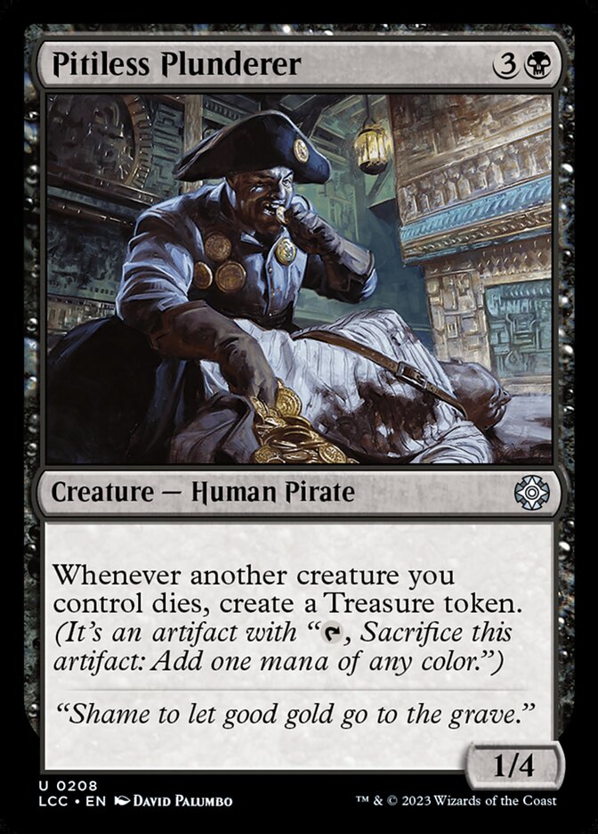 Pitiless Plunderer – The Lost Caverns of Ixalan Commander [LCC] – English – #208