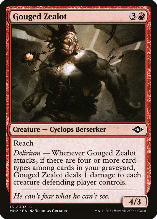 Gouged Zealot – Modern Horizons 2 [MH2] – English – #131