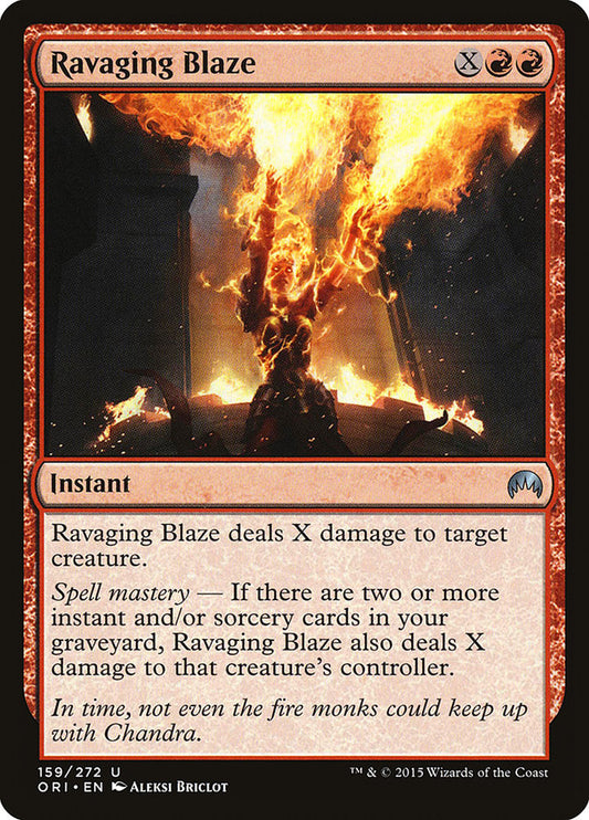 Ravaging Blaze – Magic Origins [ORI] – English – #159